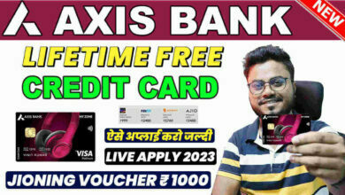 AXIS BANK MY ZONE CREDIT CARD APPLY lifetime free 2023